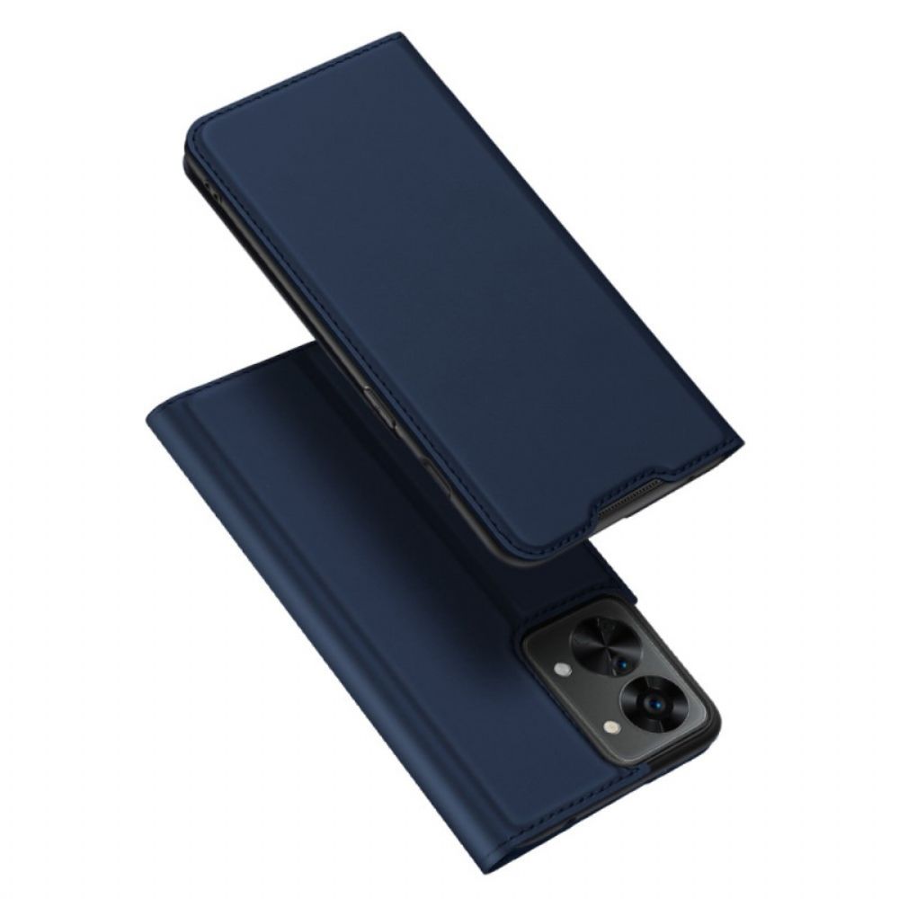 Schutzhülle Für OnePlus Nord 2T 5G Flip Case Dux Ducis Pro-skin