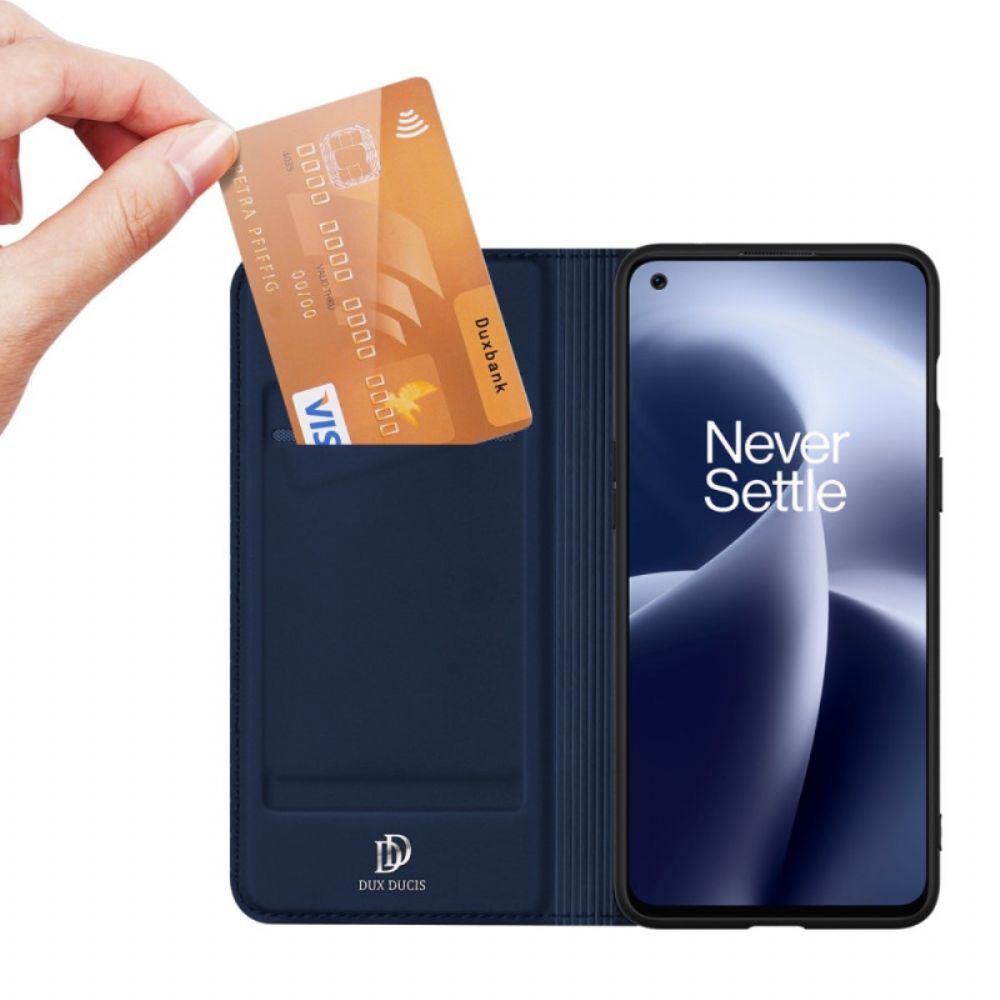 Schutzhülle Für OnePlus Nord 2T 5G Flip Case Dux Ducis Pro-skin
