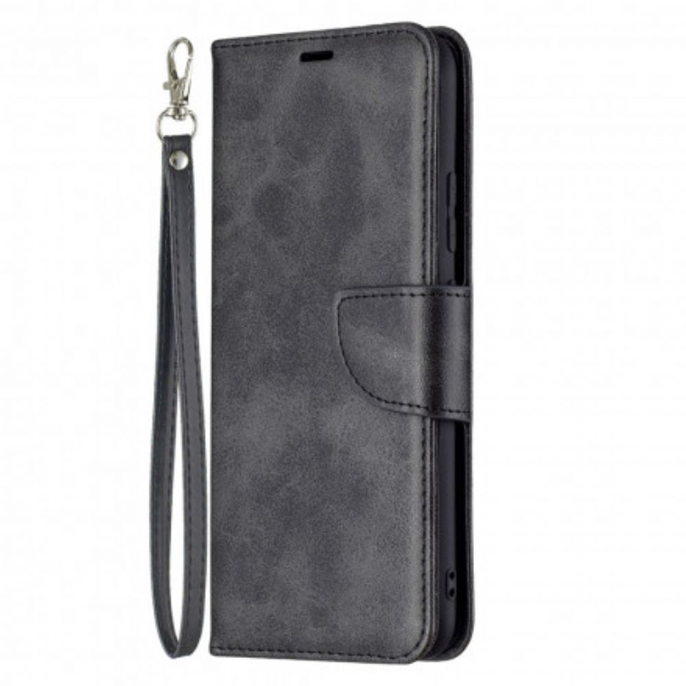 Flip Case Für Realme C21 Flip Case Glatter Schräglappen
