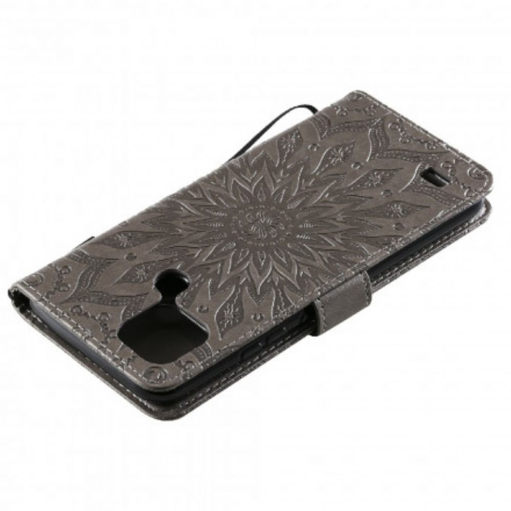 Flip Case Für Realme C21 Sonnenblume