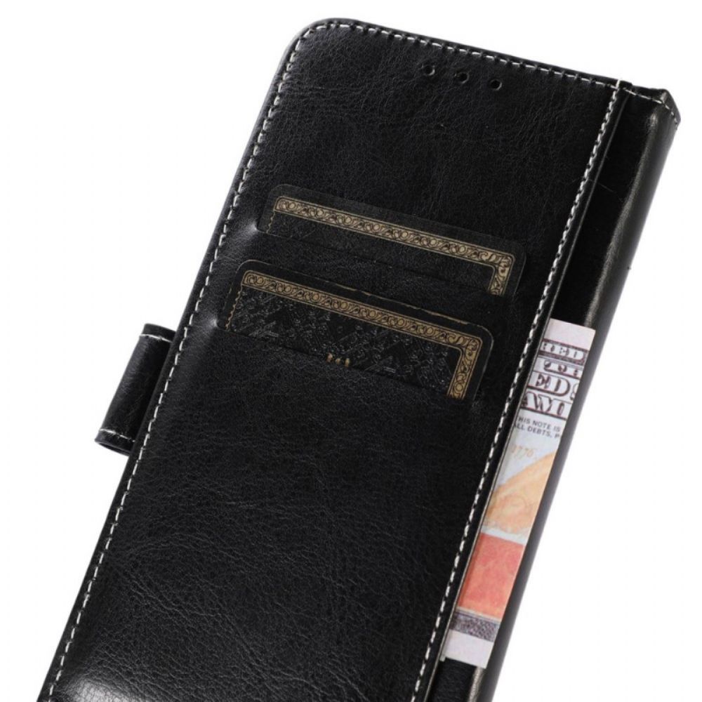 Flip Case Für OnePlus Nord CE 2 Lite 5G Kunstleder Und Nähte