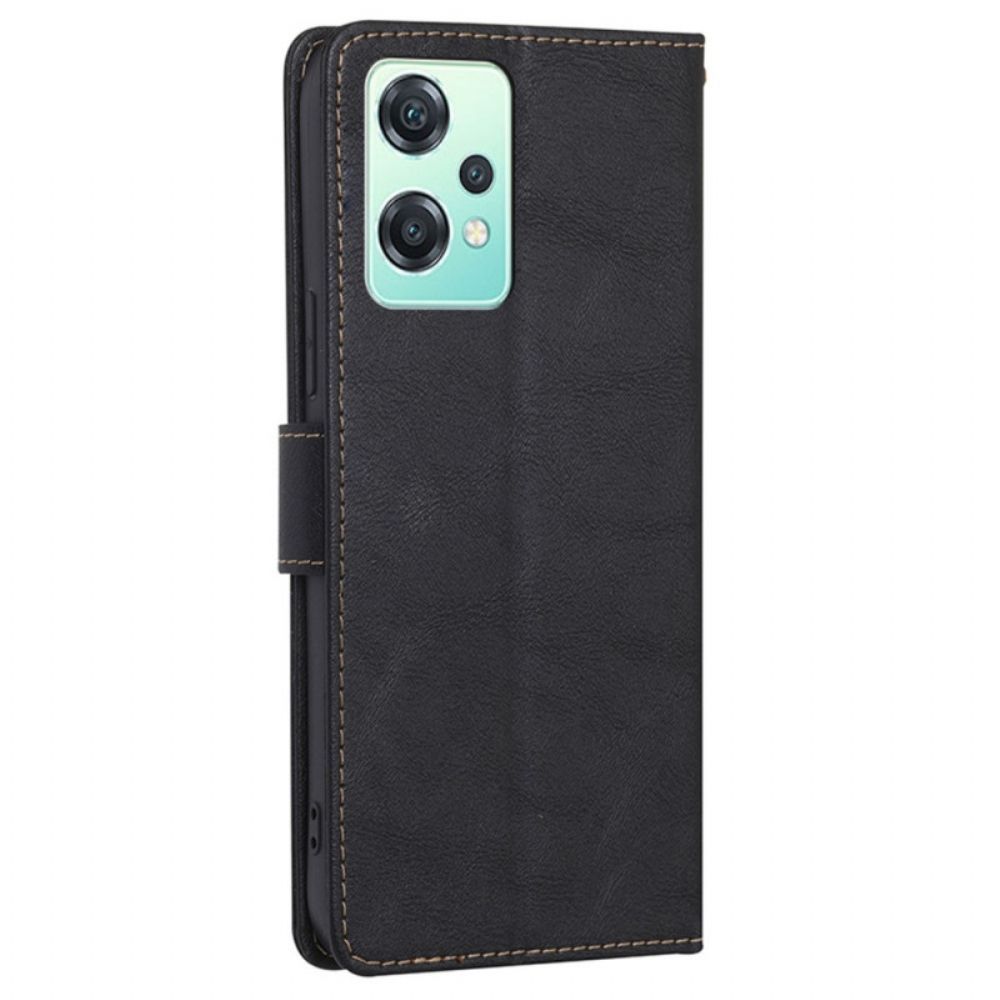 Flip Case Für OnePlus Nord CE 2 Lite 5G Rfid-lederstil