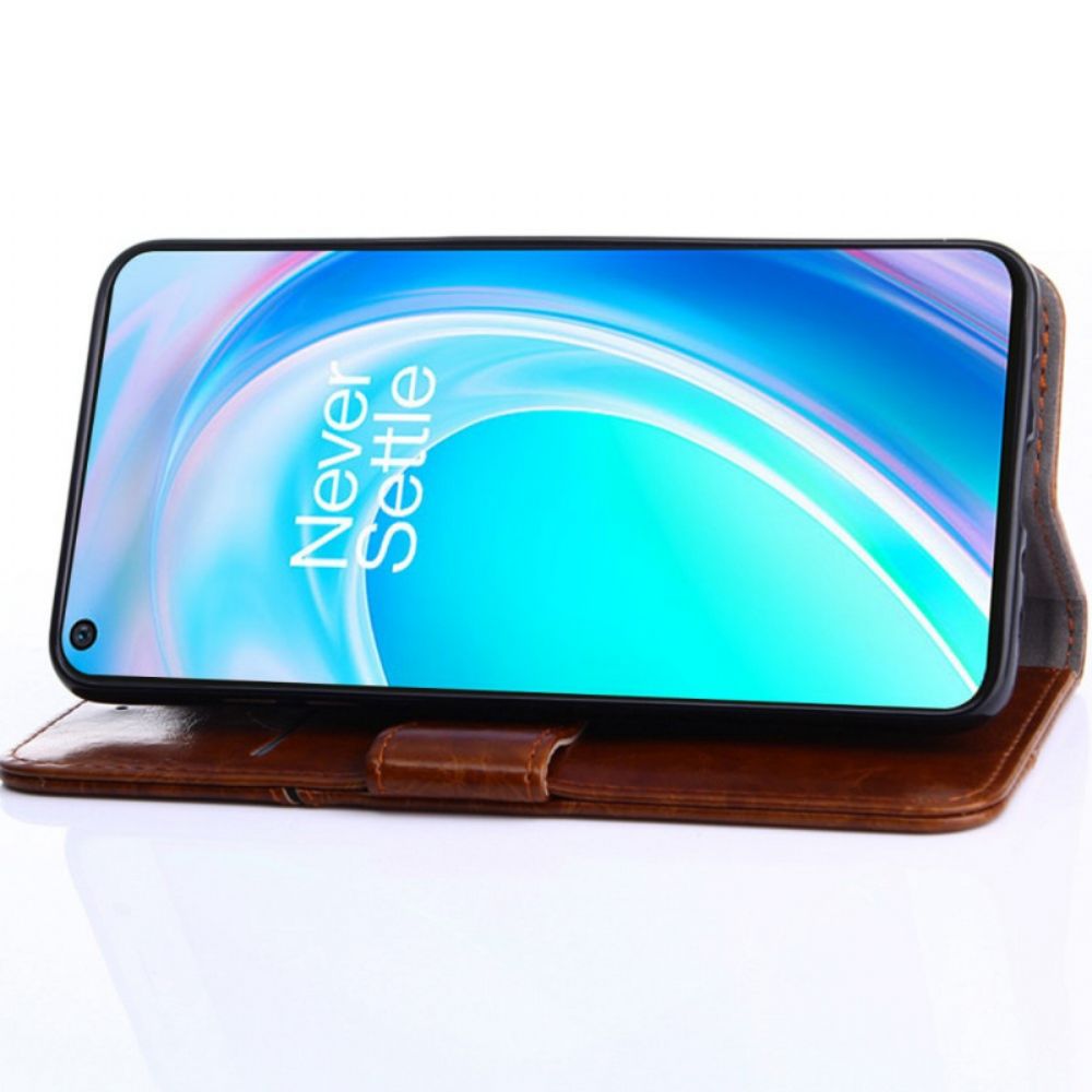 Lederhüllen Für OnePlus Nord CE 2 Lite 5G Aufsteigende Nähte