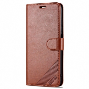 Flip Case Für Xiaomi Redmi Note 10 5G / Poco M3 Pro 5G Azns Luxus