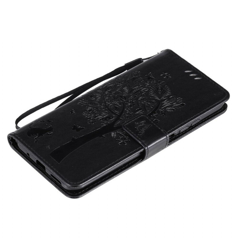 Flip Case Für Xiaomi Redmi Note 10 5G / Poco M3 Pro 5G Mit Kordel Strap Reverie