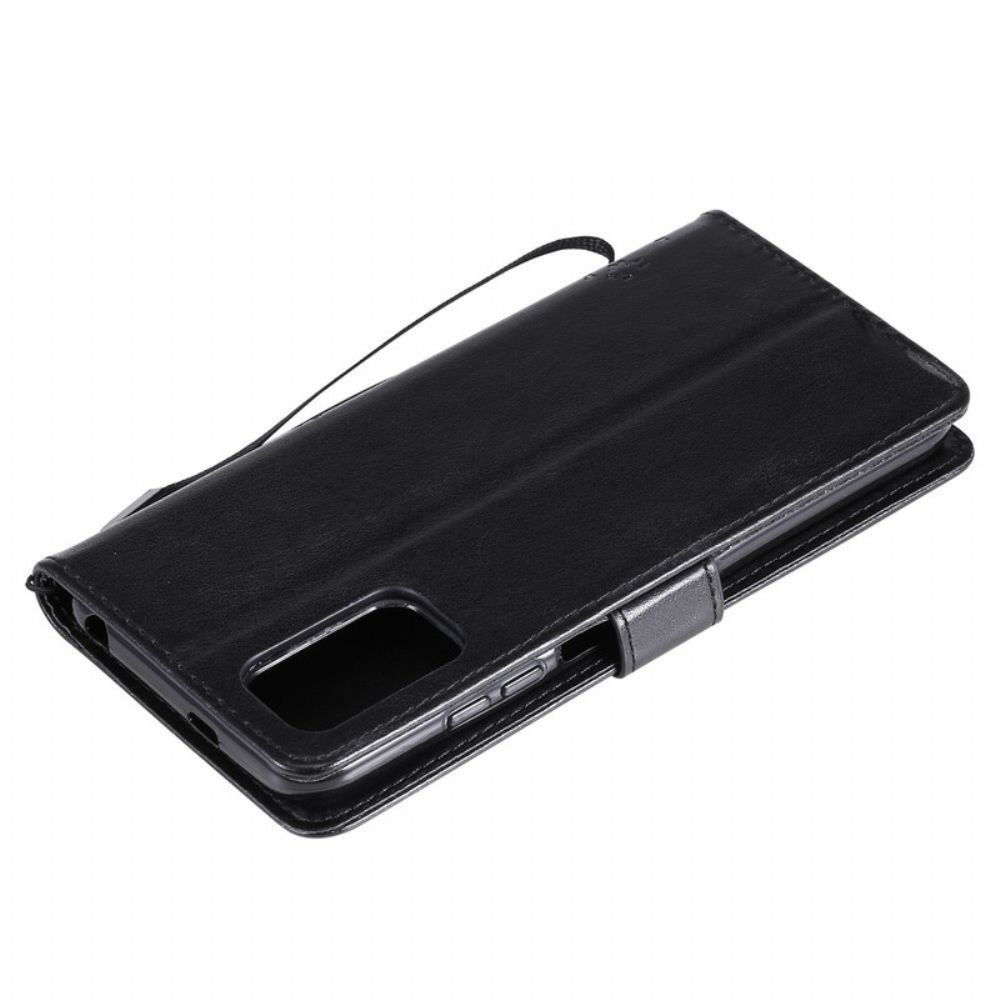 Flip Case Für Xiaomi Redmi Note 10 5G / Poco M3 Pro 5G Mit Kordel Strap Reverie