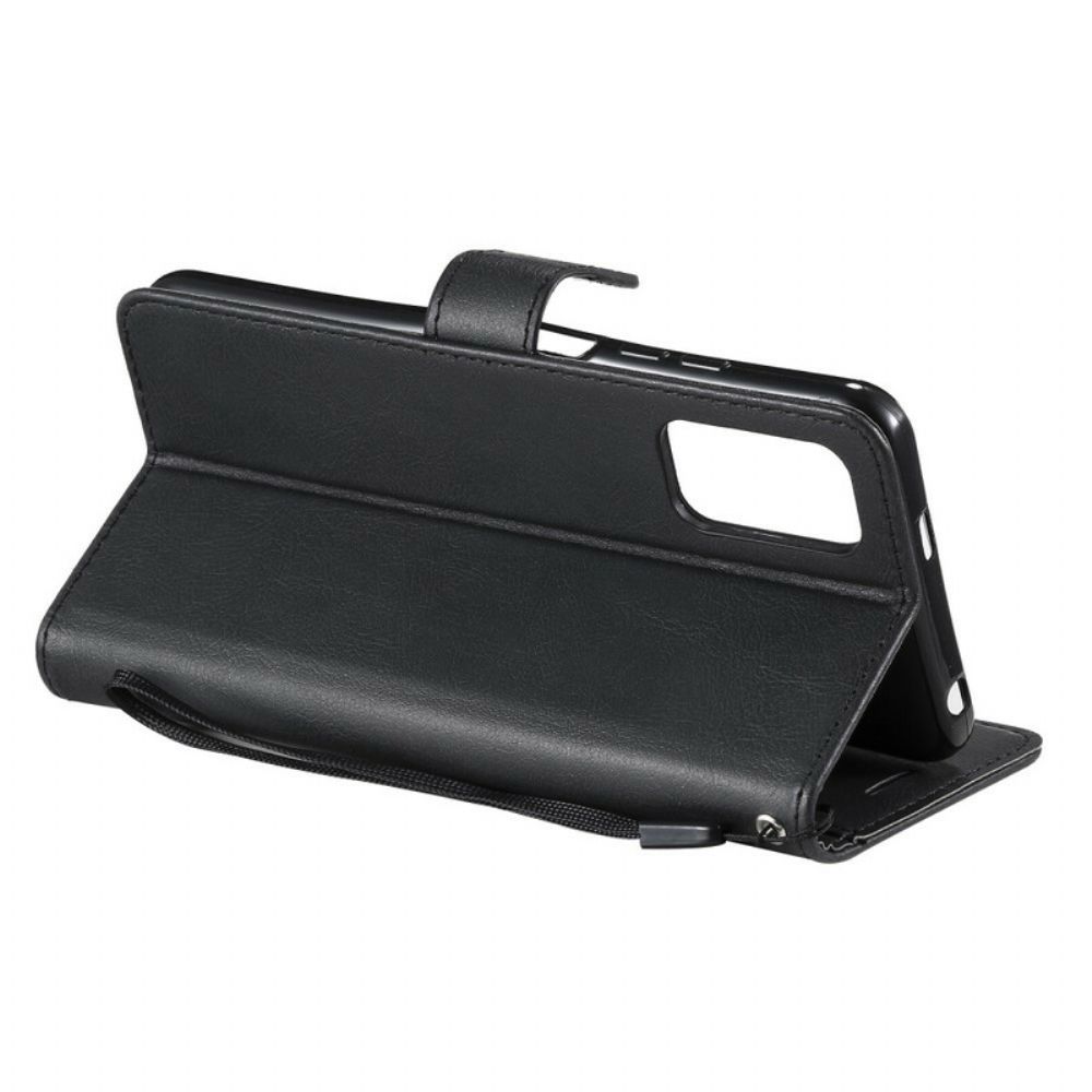 Flip Case Für Xiaomi Redmi Note 10 5G / Poco M3 Pro 5G Monochrom