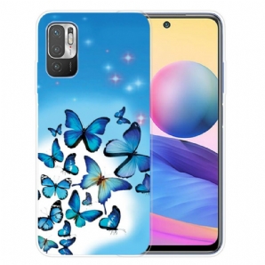 Handyhülle Für Xiaomi Redmi Note 10 5G / Poco M3 Pro 5G Schmetterlinge Schmetterlinge
