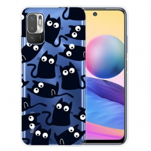 Handyhülle Für Xiaomi Redmi Note 10 5G / Poco M3 Pro 5G Schwarze Mäuse