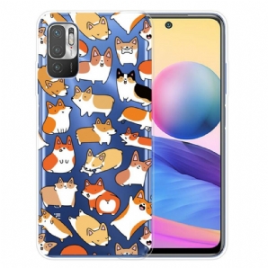 Hülle Für Xiaomi Redmi Note 10 5G / Poco M3 Pro 5G Mehrere Hunde