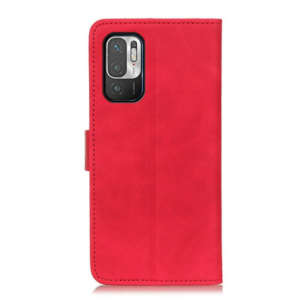 Lederhüllen Für Xiaomi Redmi Note 10 5G / Poco M3 Pro 5G Khazneh Ledereffekt
