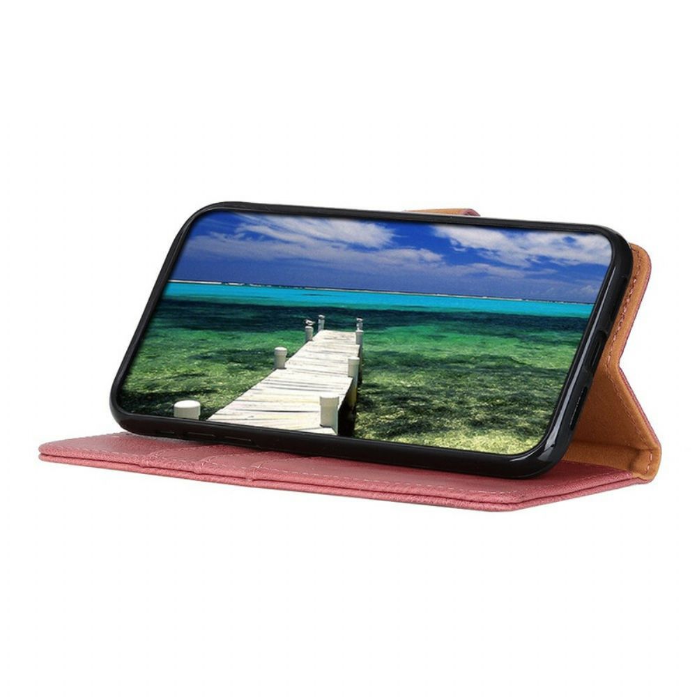 Lederhüllen Für Xiaomi Redmi Note 10 5G / Poco M3 Pro 5G Retro Split Kunstleder Khazneh