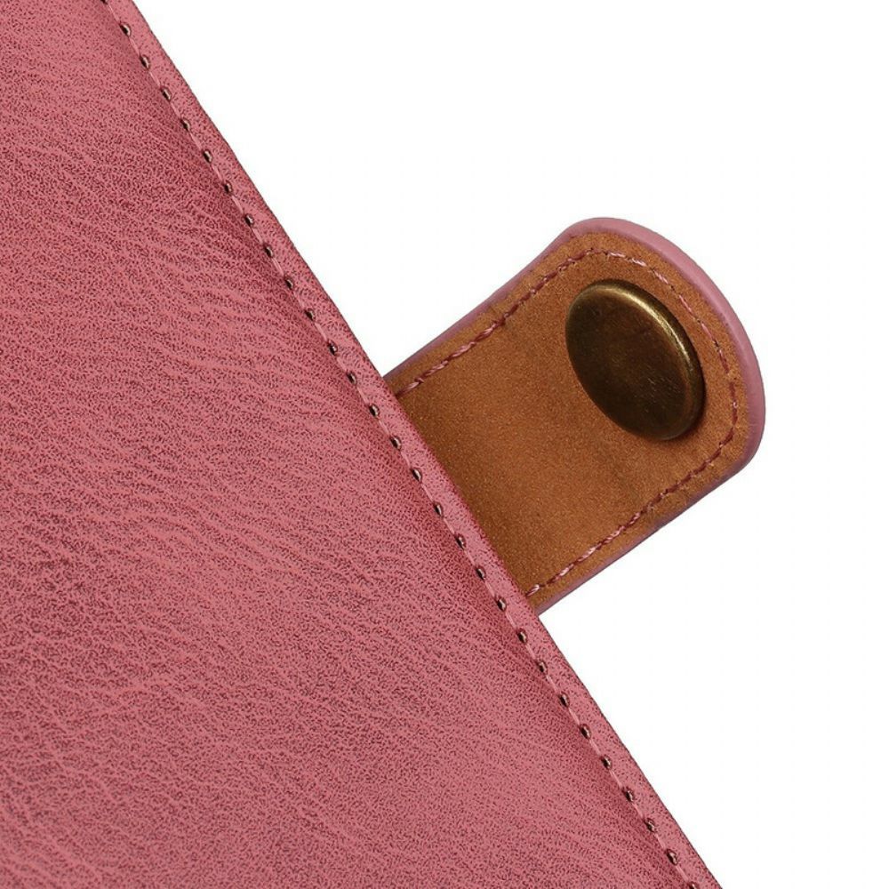 Lederhüllen Für Xiaomi Redmi Note 10 5G / Poco M3 Pro 5G Retro Split Kunstleder Khazneh