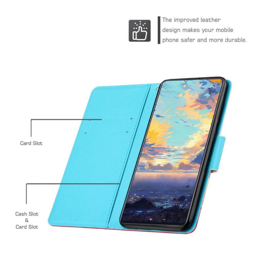 Lederhüllen Für Xiaomi Redmi Note 10 5G / Poco M3 Pro 5G Zwielicht-traumfänger