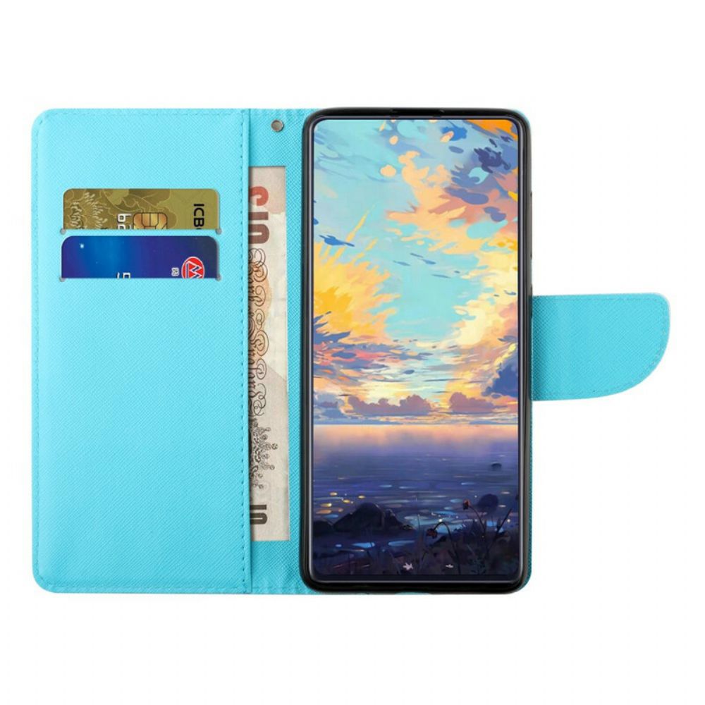Lederhüllen Für Xiaomi Redmi Note 10 5G / Poco M3 Pro 5G Zwielicht-traumfänger