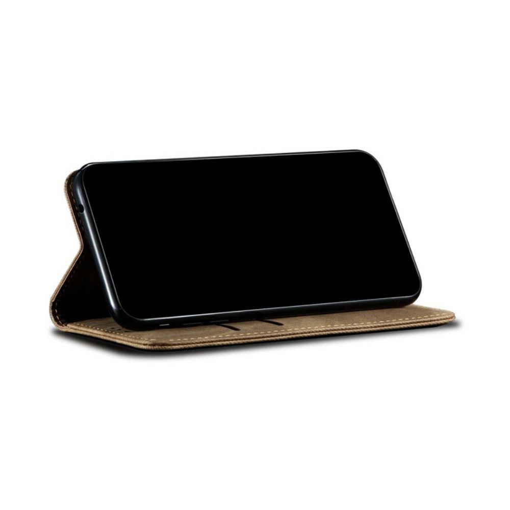 Schutzhülle Für Xiaomi Redmi Note 10 5G / Poco M3 Pro 5G Flip Case Jeansstoff