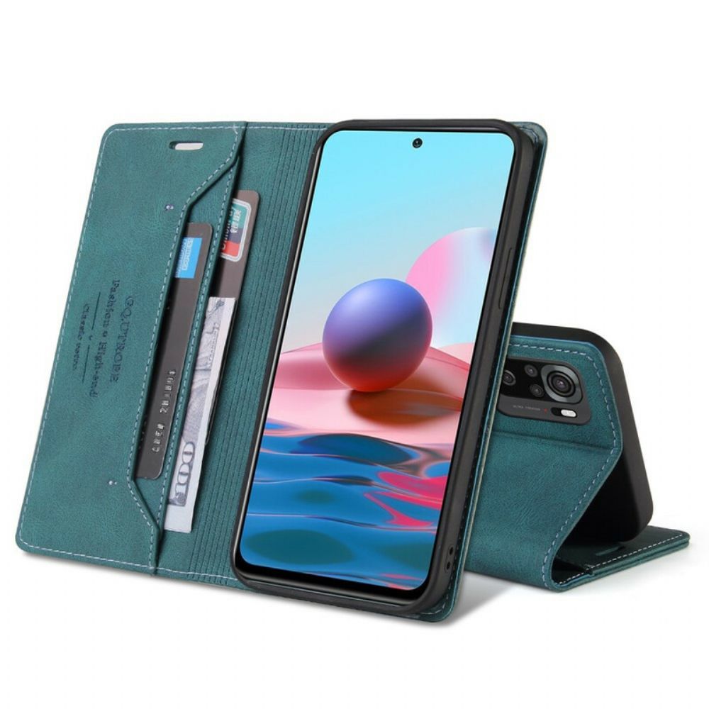 Schutzhülle Für Xiaomi Redmi Note 10 5G / Poco M3 Pro 5G Flip Case Kunstleder Gq.utrobe