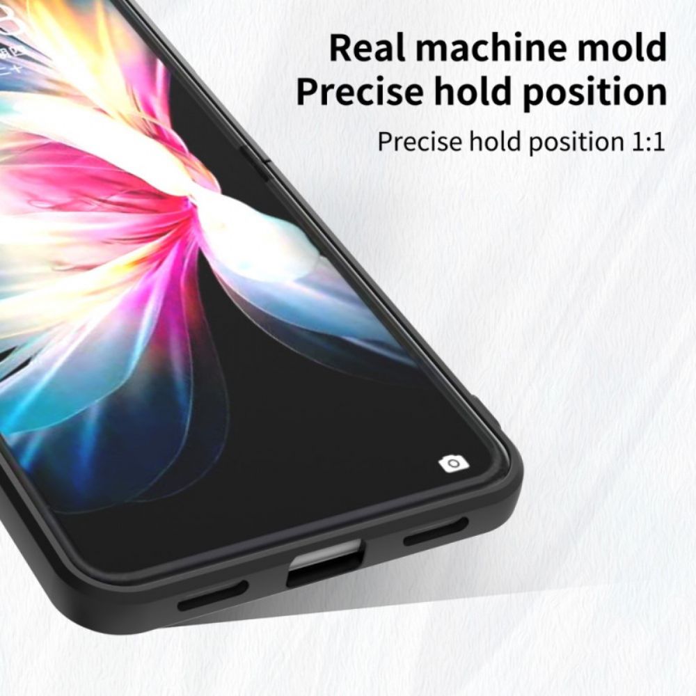Handyhülle Für Huawei P50 Pocket Silikon Mit Ring-unterstützung