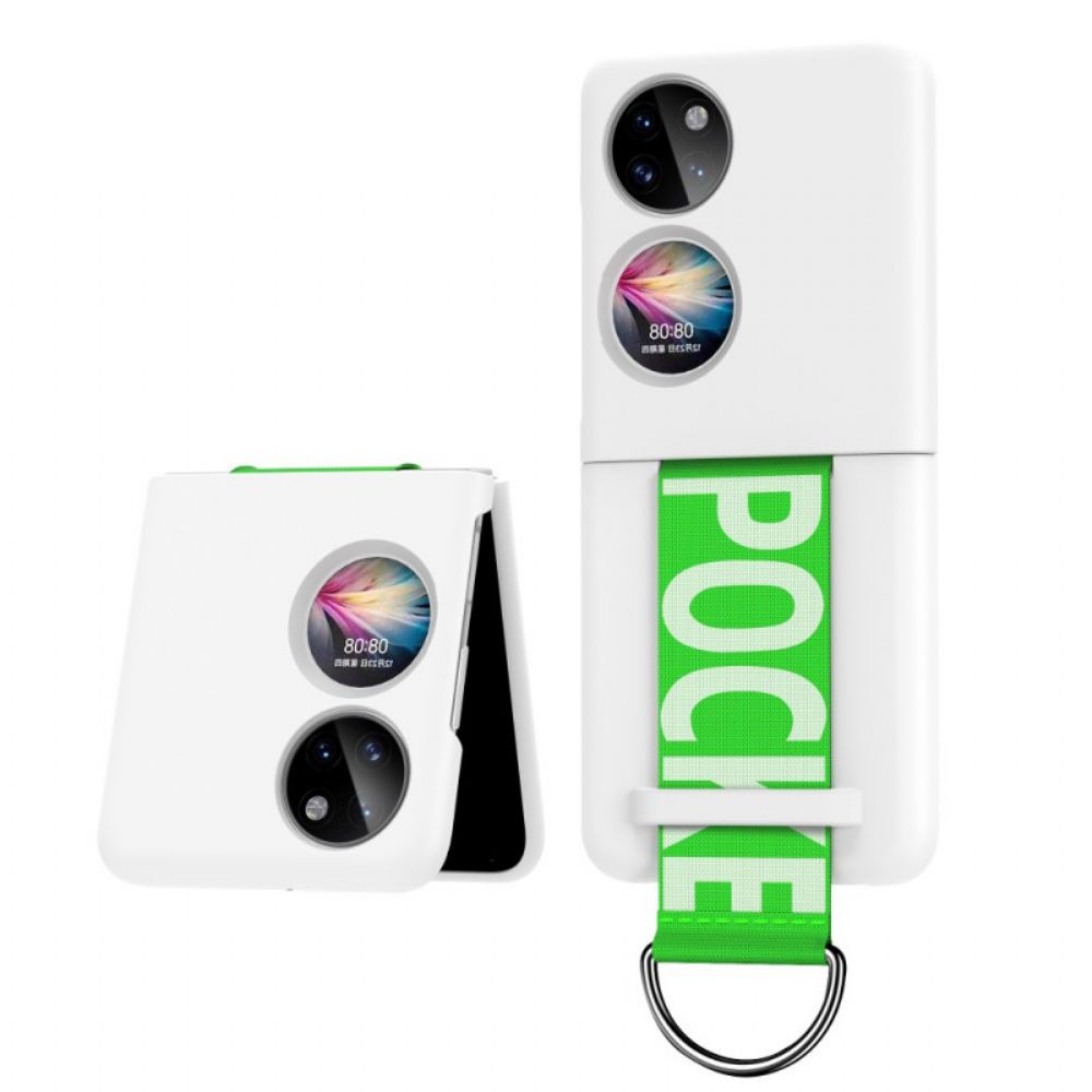 Hülle Für Huawei P50 Pocket Buchstabe Gkk