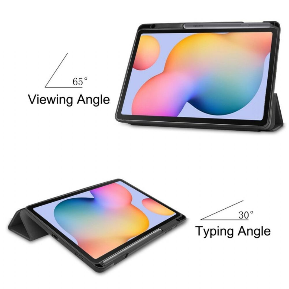 Schutzhülle Für Samsung Galaxy Tab S6 Lite Dreifach Gefalteter Bleistifthalter