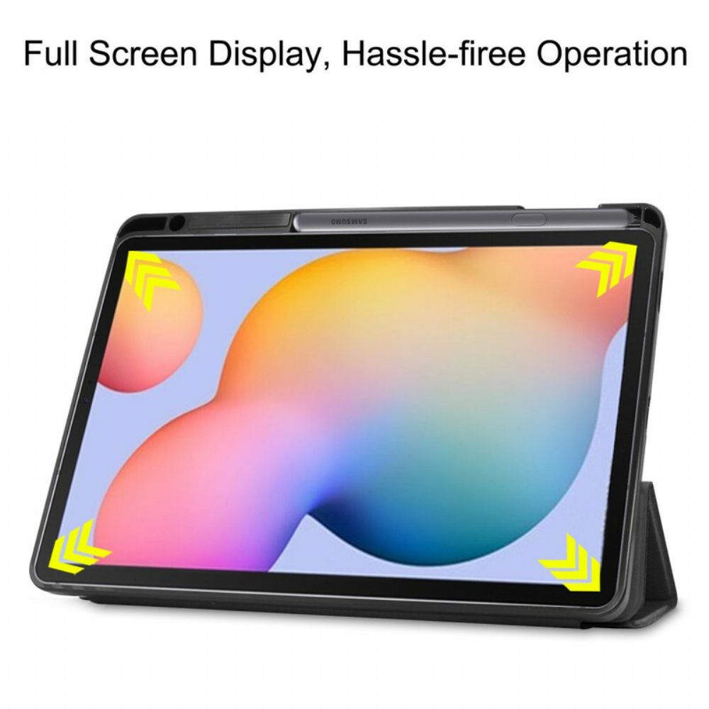 Schutzhülle Für Samsung Galaxy Tab S6 Lite Dreifach Gefalteter Bleistifthalter