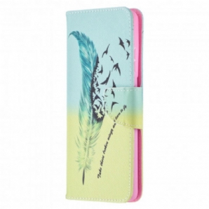 Flip Case Für Samsung Galaxy S21 Ultra 5G Fliegen Lernen