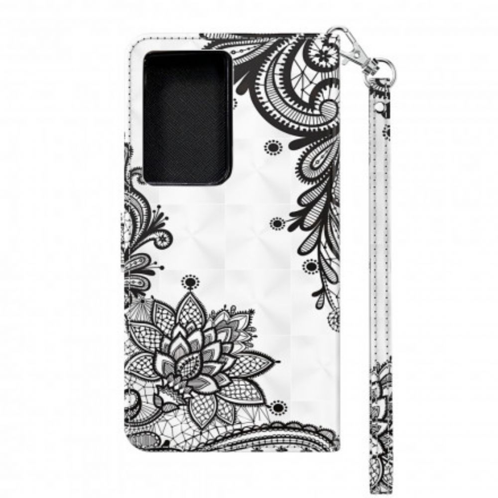 Flip Case Für Samsung Galaxy S21 Ultra 5G Schicke Spitze