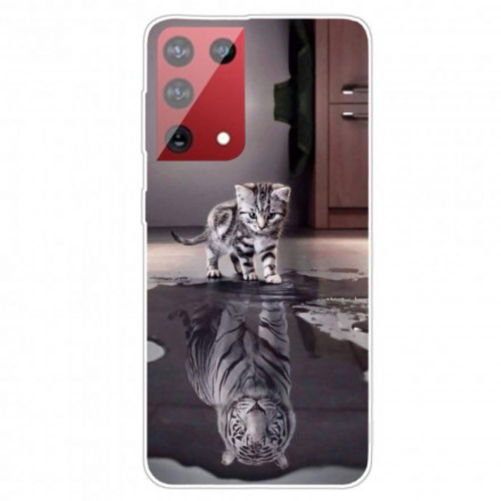 Handyhülle Für Samsung Galaxy S21 Ultra 5G Ernst Der Tiger