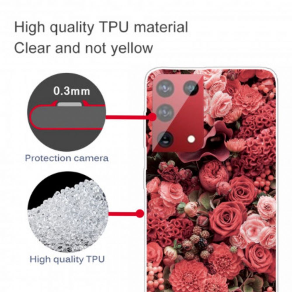 Handyhülle Für Samsung Galaxy S21 Ultra 5G Intensive Blüten