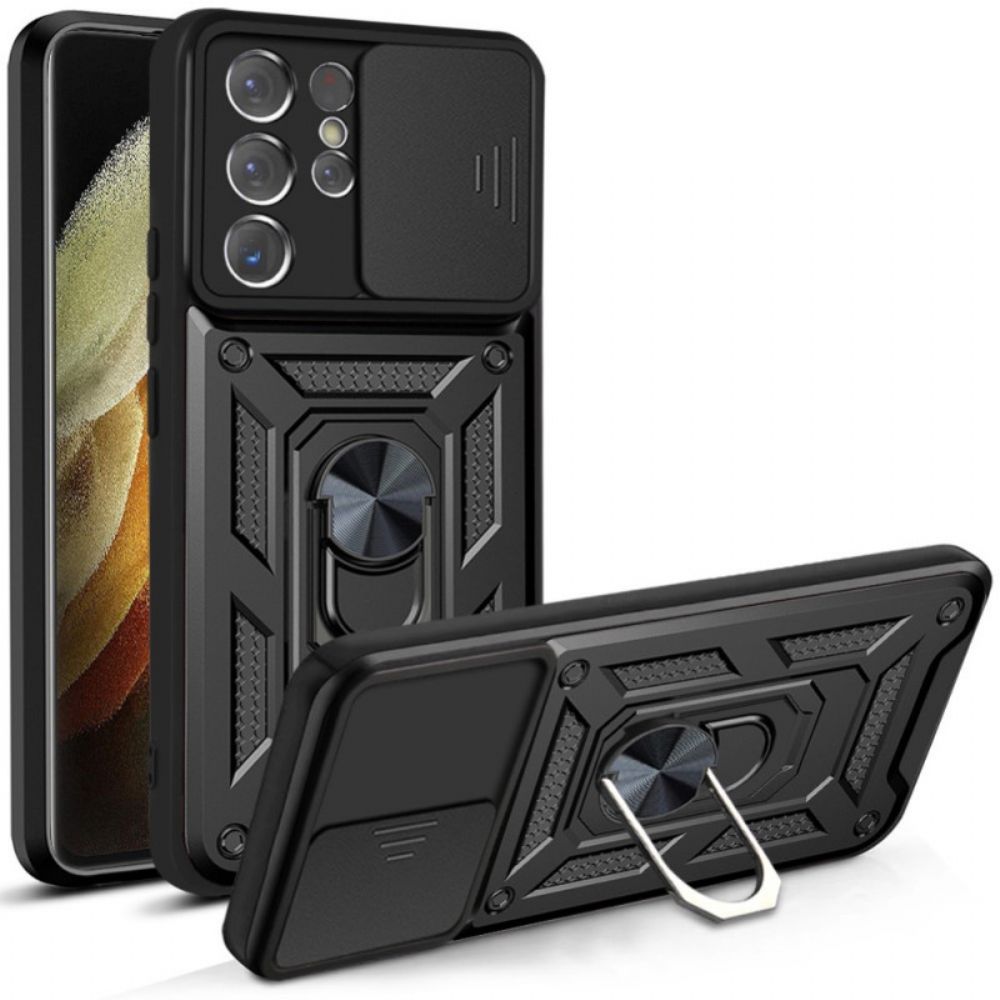 Hülle Für Samsung Galaxy S21 Ultra 5G Designer-objektivhalter Und -abdeckung