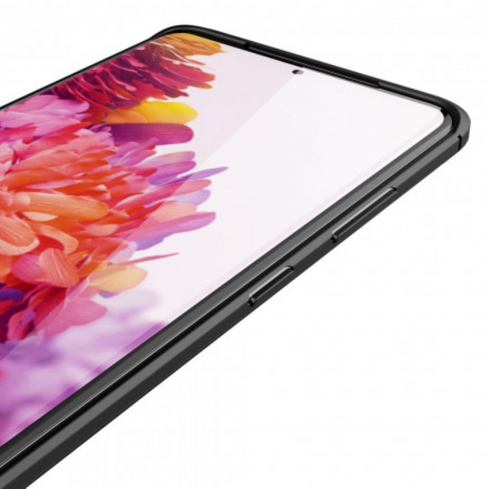 Hülle Für Samsung Galaxy S21 Ultra 5G Doppellinie Litschi-leder-effekt