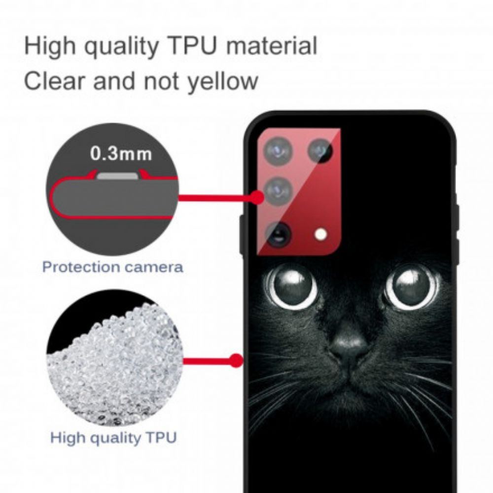 Hülle Für Samsung Galaxy S21 Ultra 5G Katzenaugen