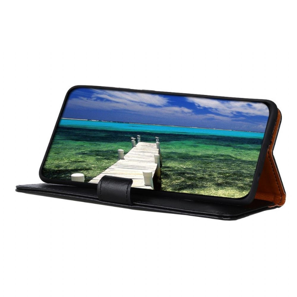Flip Case Für Samsung Galaxy A13 5G Khazneh Elegance Leather Style
