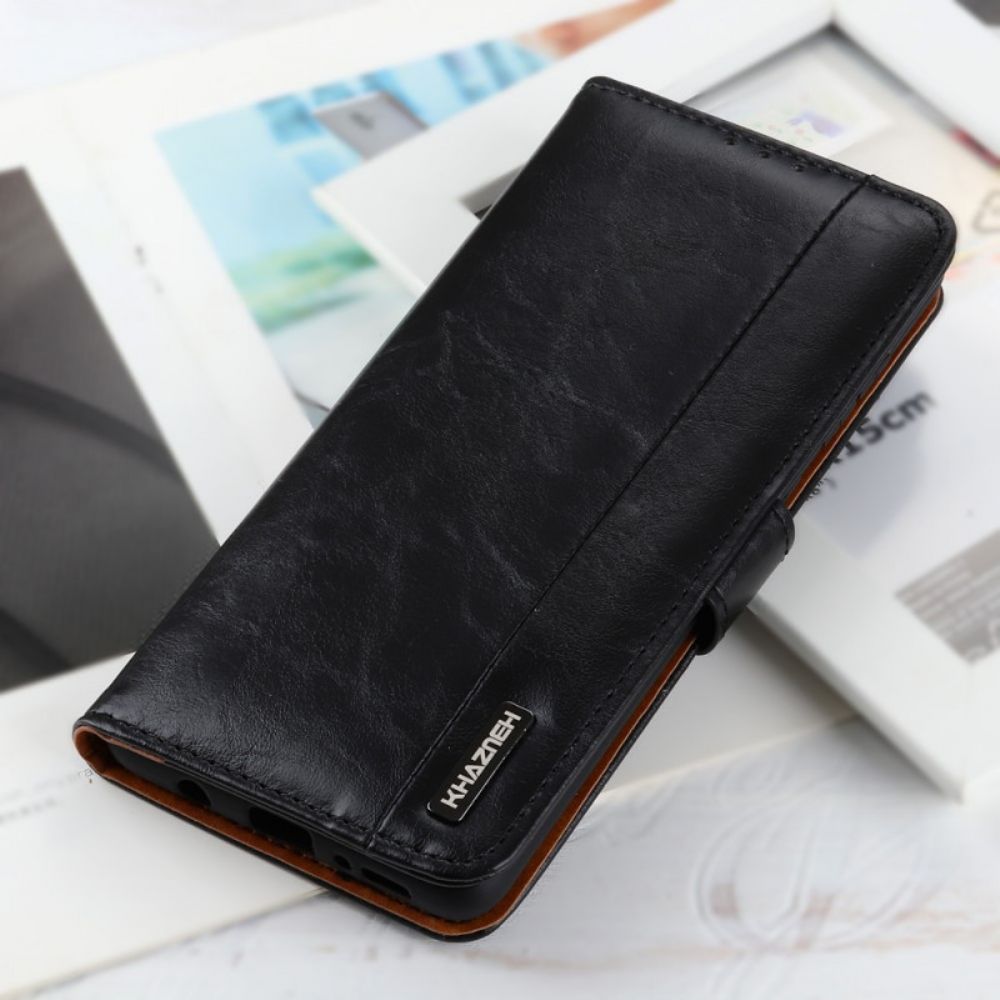 Flip Case Für Samsung Galaxy A13 5G Khazneh Elegance Leather Style