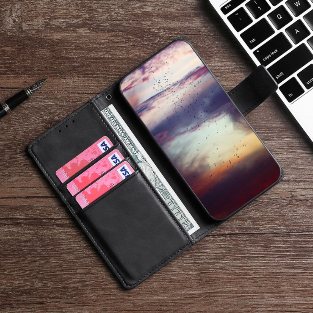 Flip Case Für Samsung Galaxy A13 5G Krokodilleder-effekt