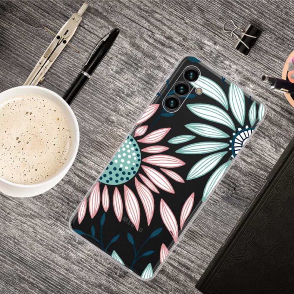 Handyhülle Für Samsung Galaxy A13 5G Durchsichtige Blume