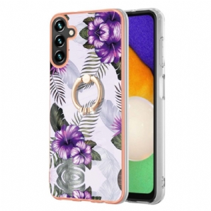 Handyhülle Für Samsung Galaxy A13 5G Ring-stützblumen