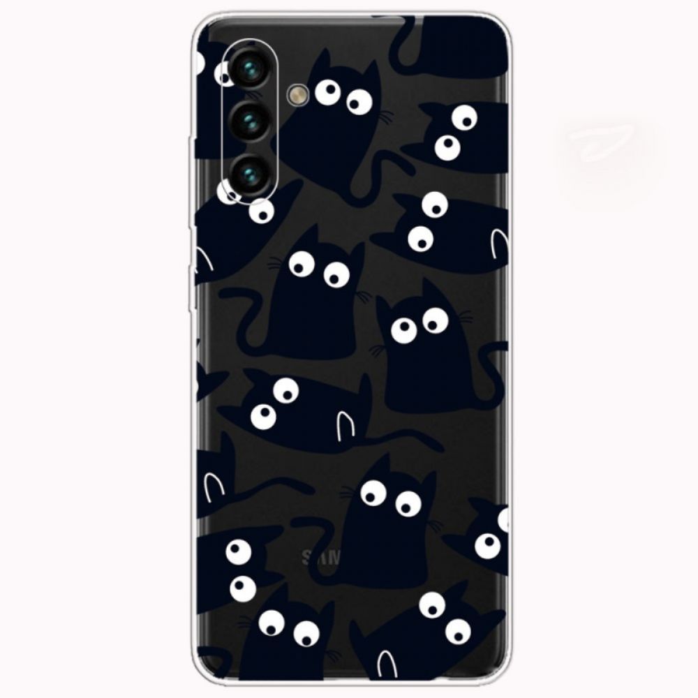Handyhülle Für Samsung Galaxy A13 5G Schwarze Mäuse