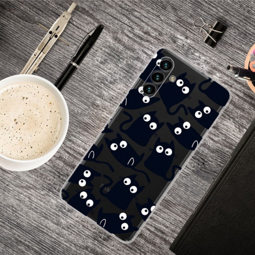 Handyhülle Für Samsung Galaxy A13 5G Schwarze Mäuse