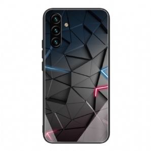 Hülle Für Samsung Galaxy A13 5G Gehärtetes Glas Geometrie