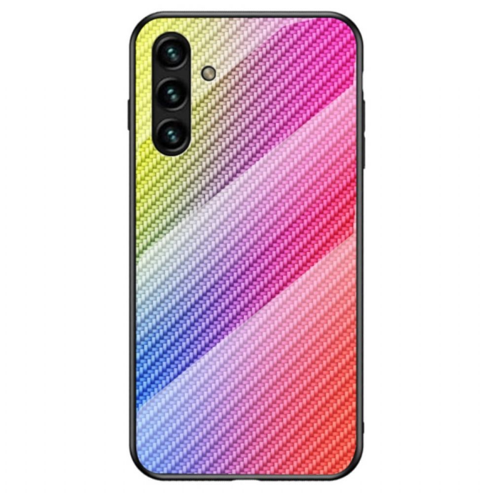 Hülle Für Samsung Galaxy A13 5G Gehärtetes Kohlefaserglas