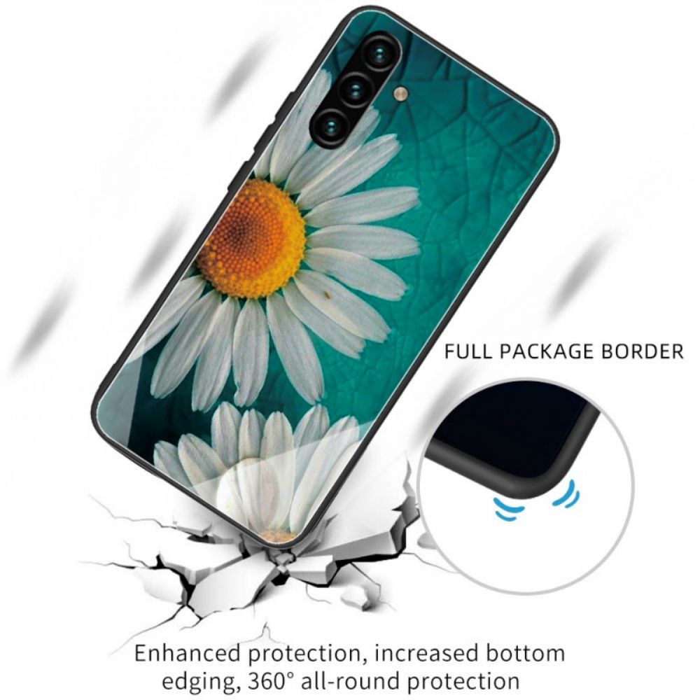 Hülle Für Samsung Galaxy A13 5G Pflanzlich Gehärtetes Glas