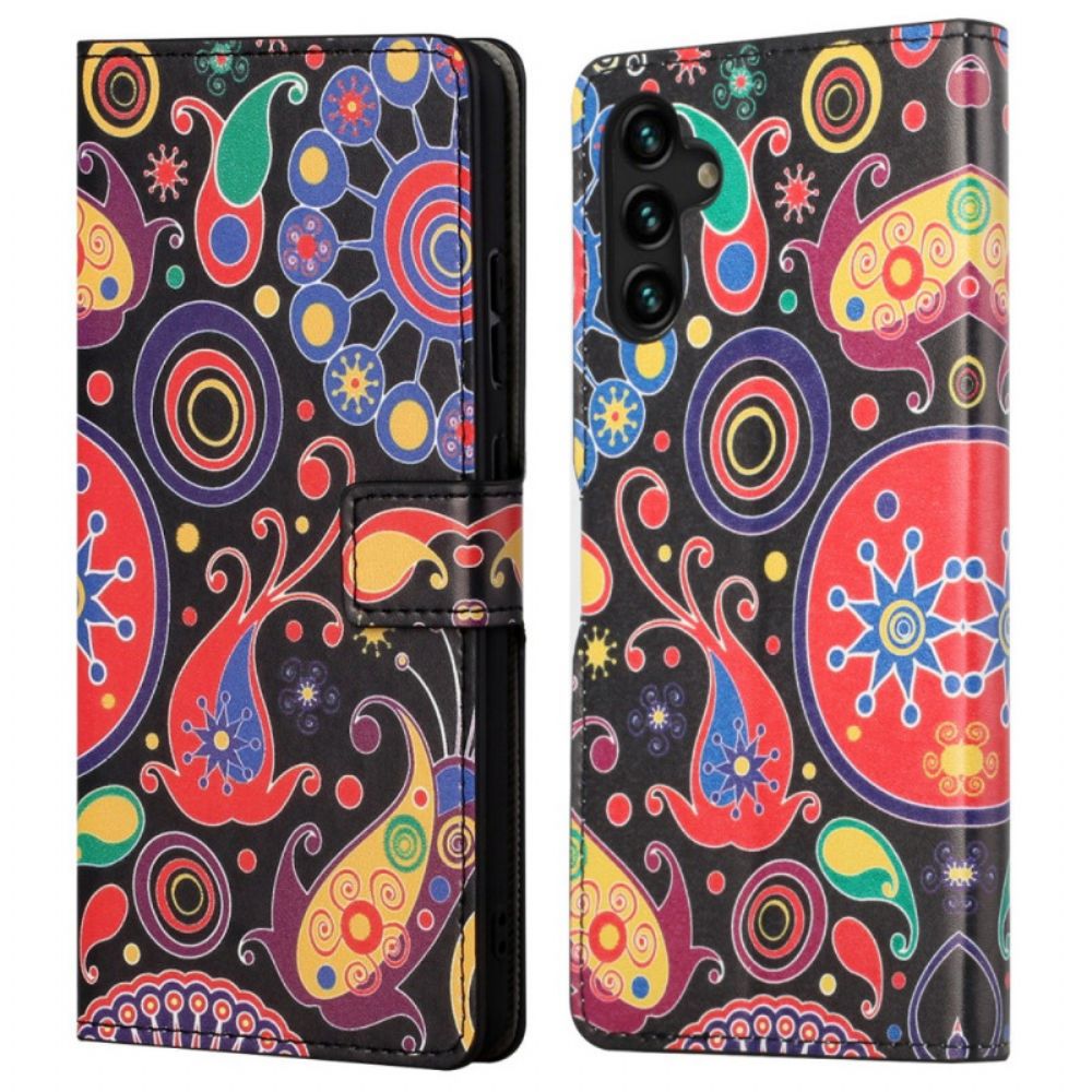 Lederhüllen Für Samsung Galaxy A13 5G Galaxiezeichnungen