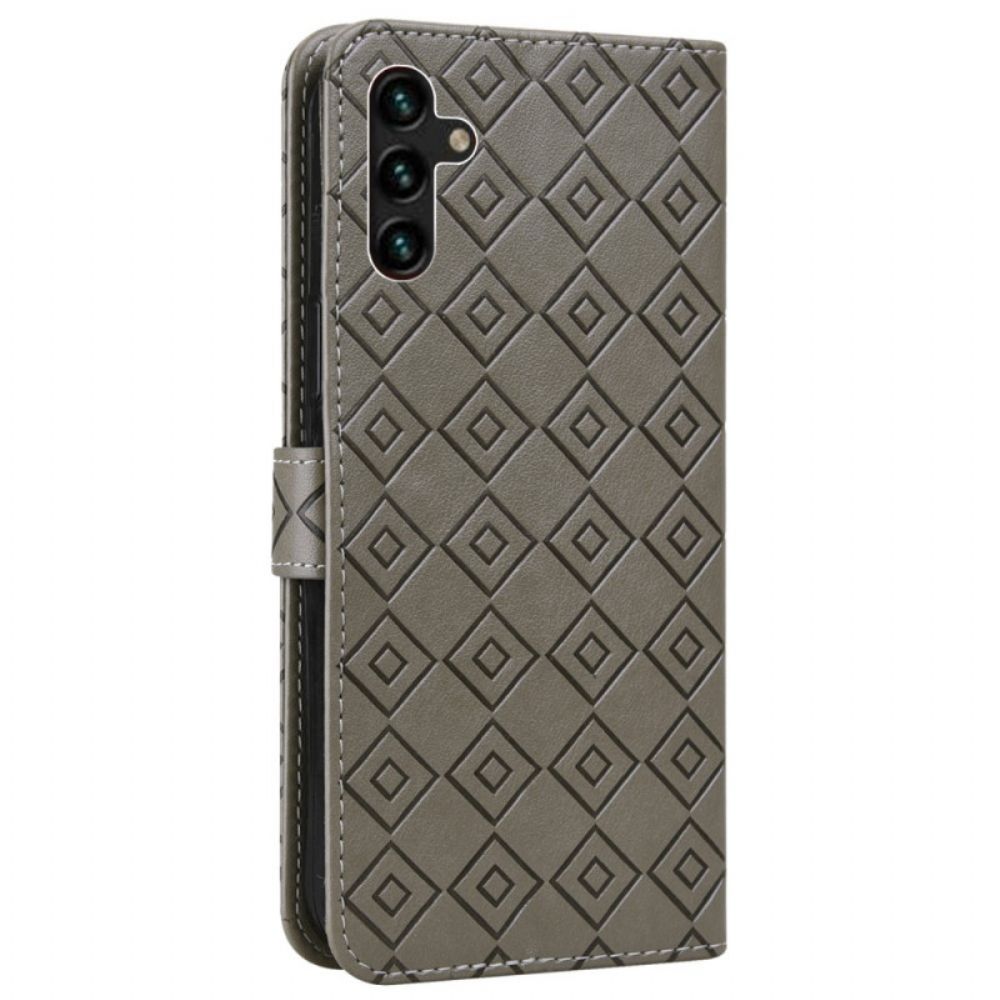 Lederhüllen Für Samsung Galaxy A13 5G Mehrere Diamanten