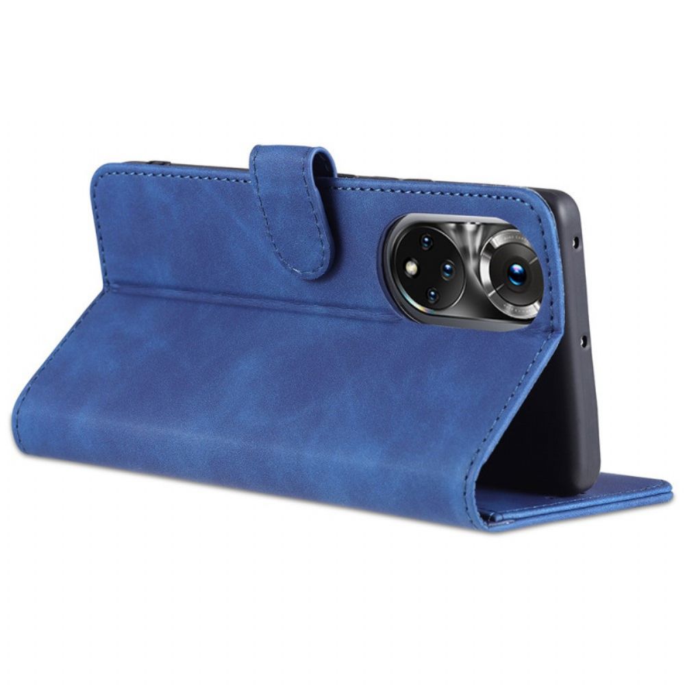 Flip Case Für Huawei Nova 9 / Honor 50 Azns Ledereffekt