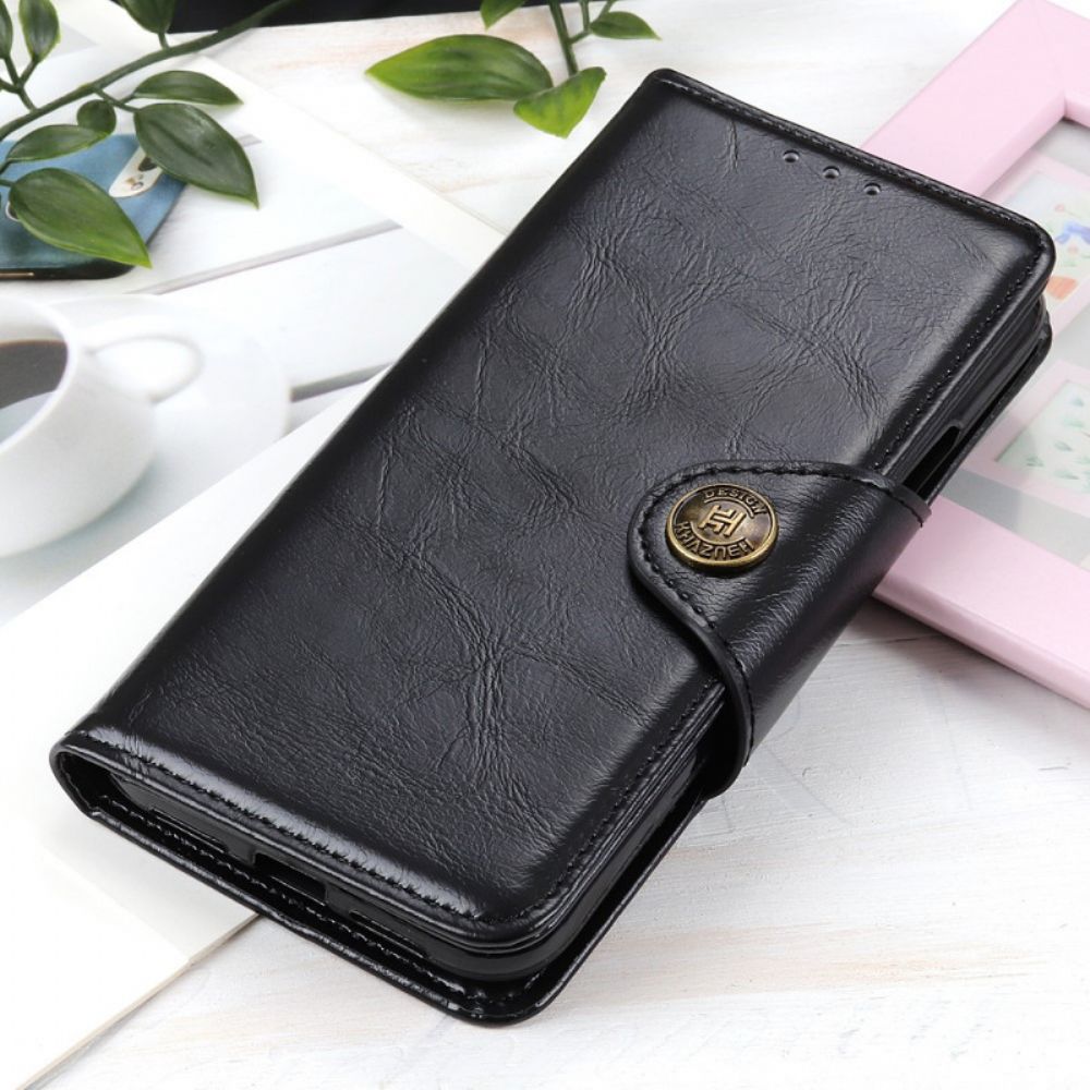 Flip Case Für Huawei Nova 9 / Honor 50 Glänzendes Kunstleder Khazneh