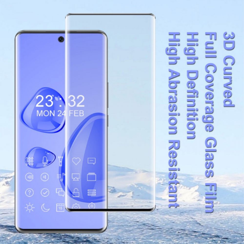 Honor 50 / Huawei Nova 9 Displayschutzfolie Aus Gehärtetem Glas Mit Schwarzem Rand