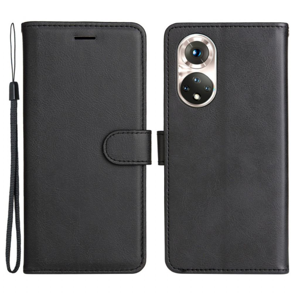 Lederhüllen Für Huawei Nova 9 / Honor 50 Mit Kordel Armband In Lederoptik