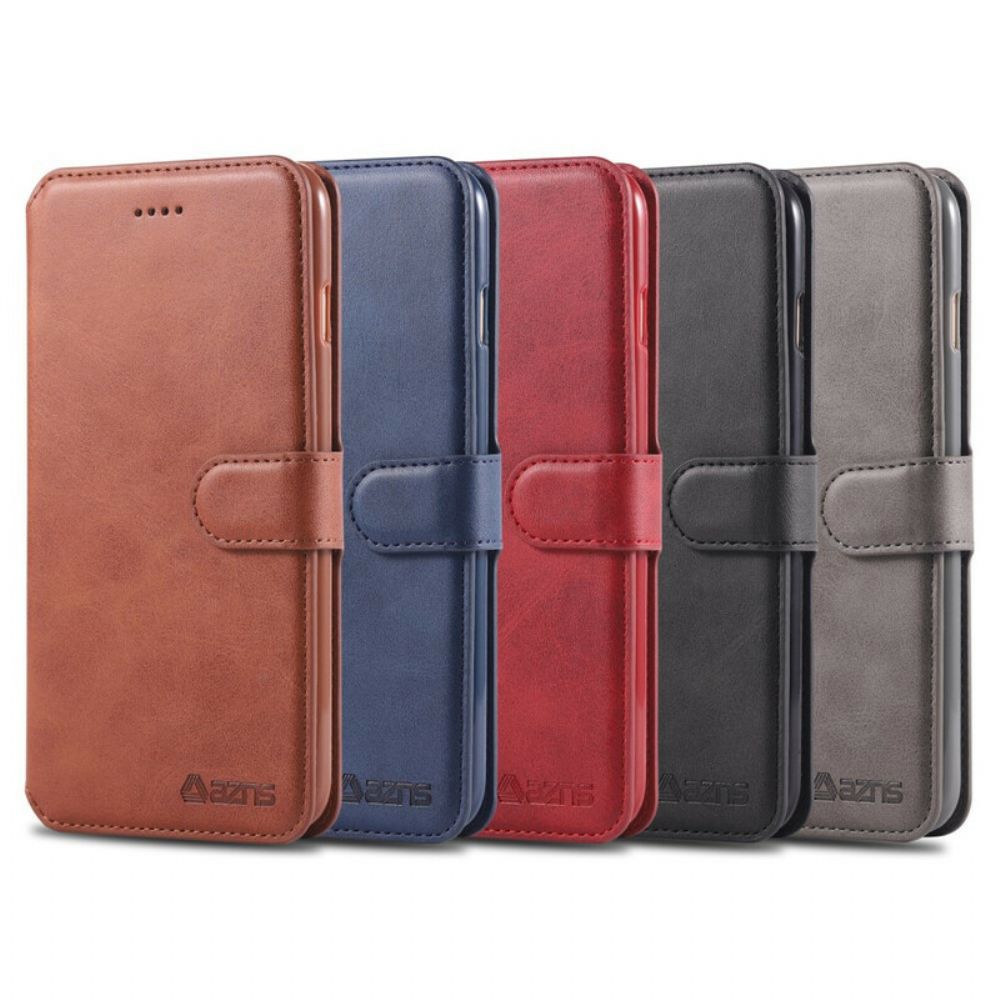 Flip Case Für iPhone 6 / 6S Azns Ledereffekt