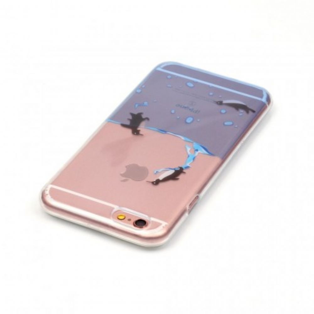 Handyhülle Für iPhone 6 / 6S Nahtloses Pinguin-spiel
